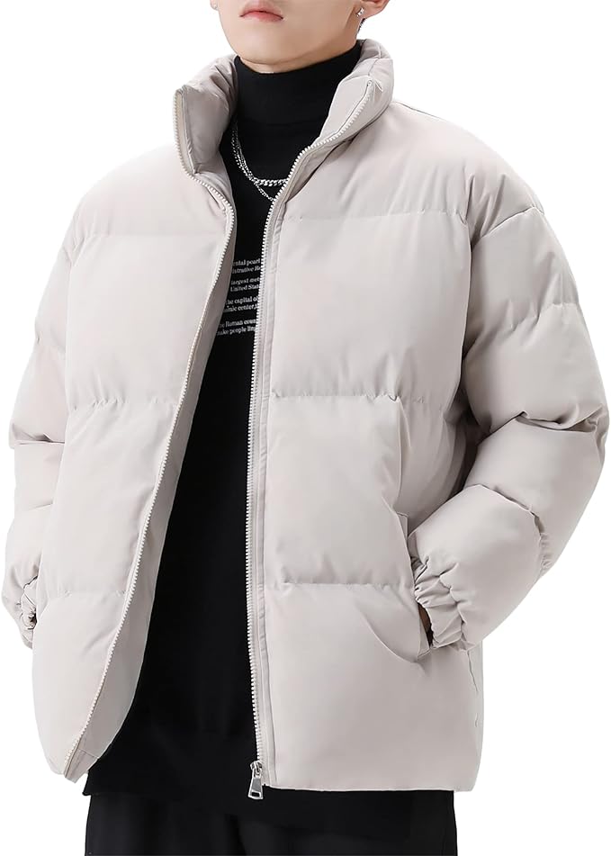 最高の品質 厚手ジャケット 防寒 アウター 無地 中綿ジャケット メンズ ダウンジャケット News Elegantsite Gr