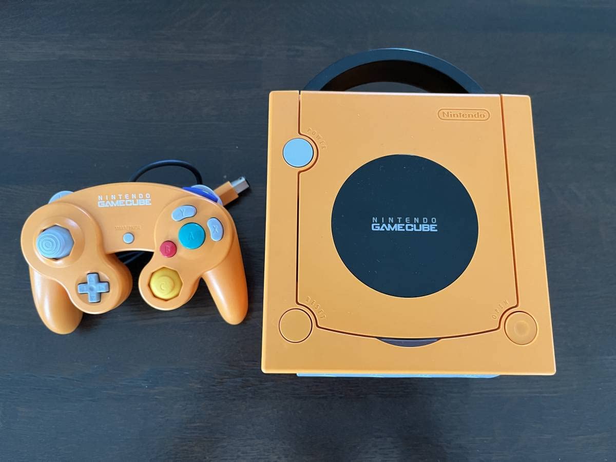 国内版GC]ニンテンドー ゲームキューブ コントローラ オレンジ[箱、取 