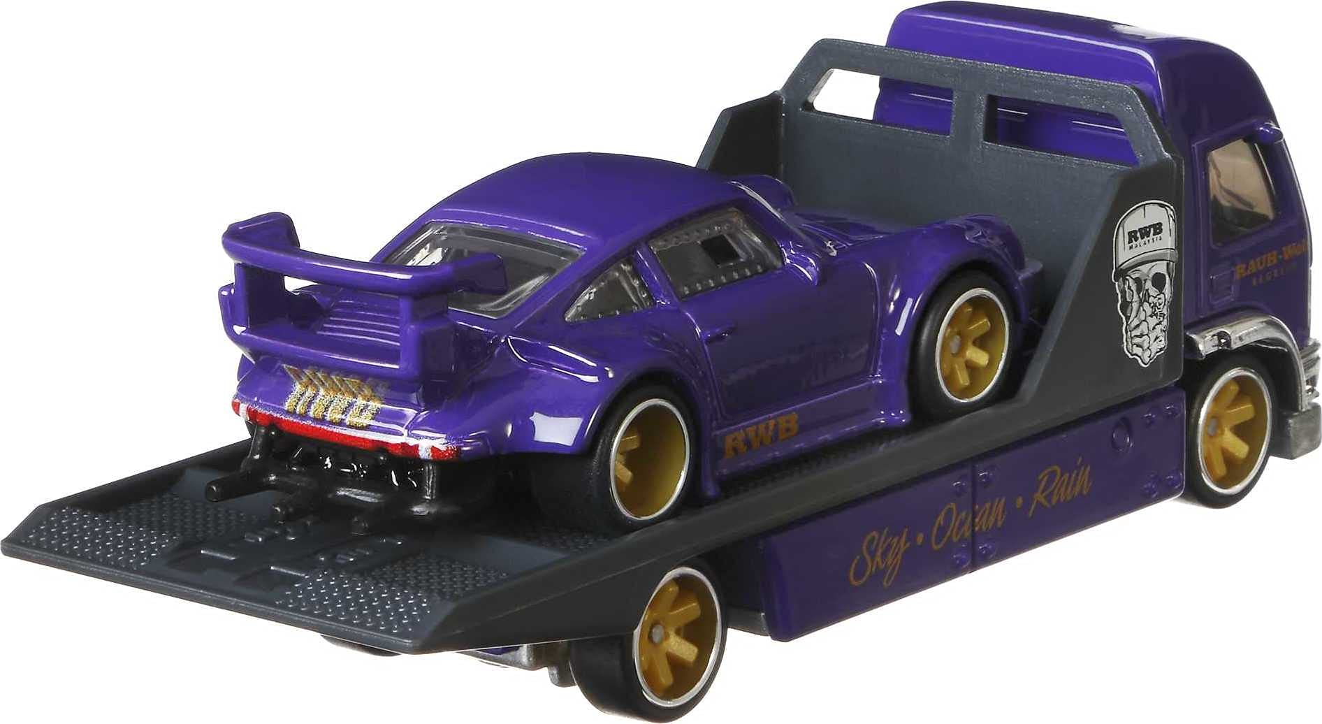 激安ショップ 食品 ホットウィール RWB ポルシェ トランスポート 
