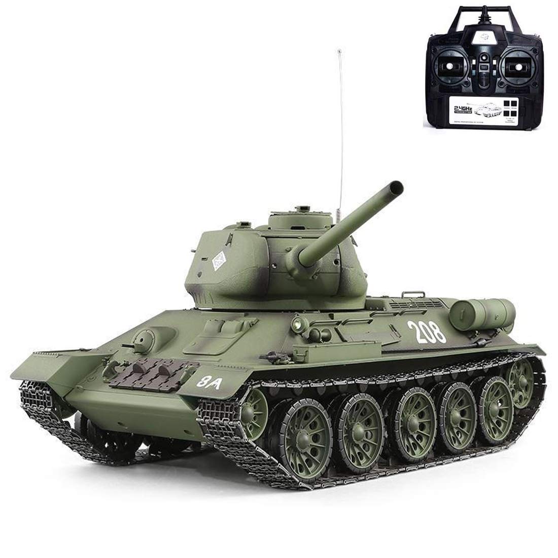Amazon.co.jp: 1/16サイズ戦車ラジコン ソ連T34 ヘンロン3909-1 