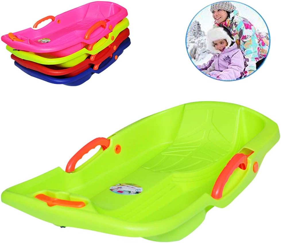 slitta da neve per bambini con corda