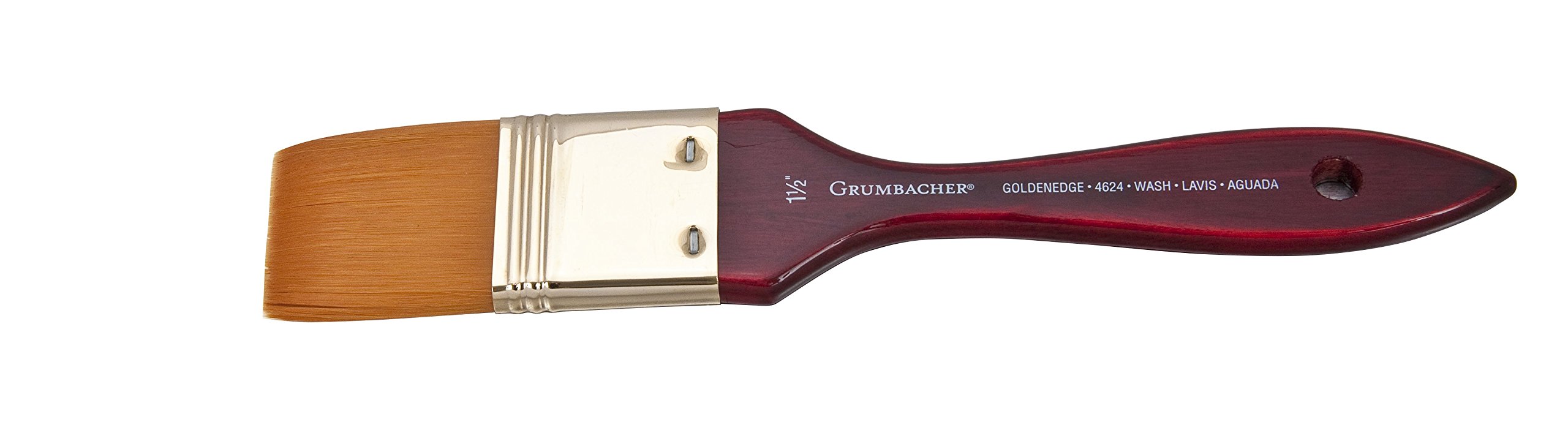 grumbacher goldenedge golden toray wash watercolor brush synthetic bristles size 1-1234 4624150