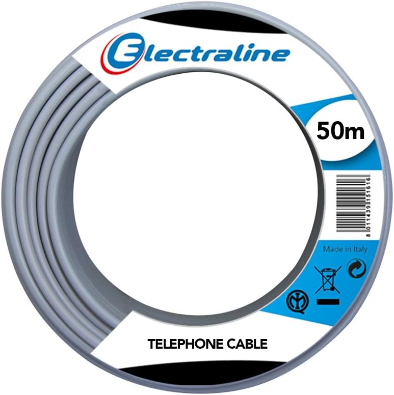 Cavo telefonico da 50 piedi per rete fissa