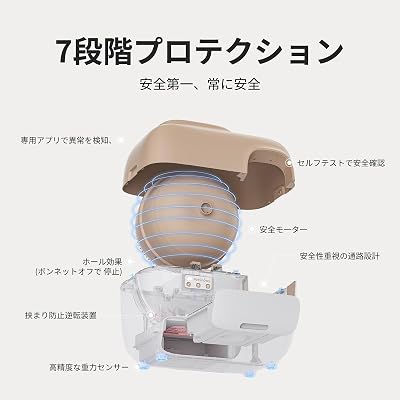 自動トイレ(ゴミ袋自動密封・83L大空間)