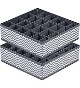 Organizer Per Calzini E Intimo - Scatola Divisoria Pieghevole Grigia Per Cassetto - Foto 14