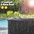 Yardgrace 320 Gallon Outdoor Storage Box, Extra Large Waterproof Resin Deck Box with Lockable Lid Storage Bin for Patio Furniture Cushion, Garden Tools, Pool Accessories, UV-Resistant Outside, Black