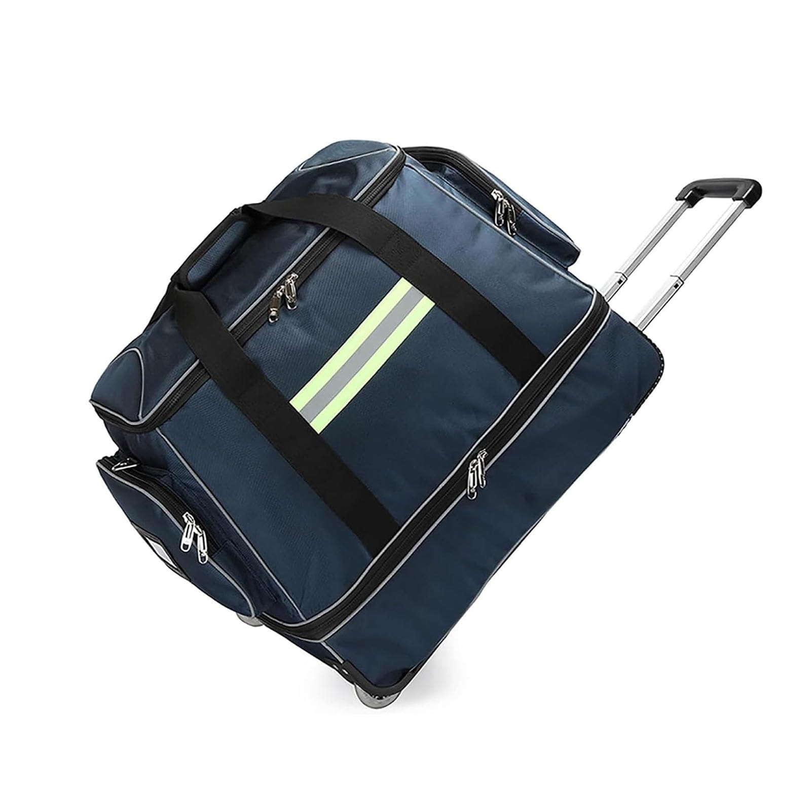 Bolsa de primeros auxilios de emergencia, carrito médico rodante con diseño impermeable, mochila de respuesta de gran capacidad con compartimentos para la salud del hogar y profesionales médicos, Blue