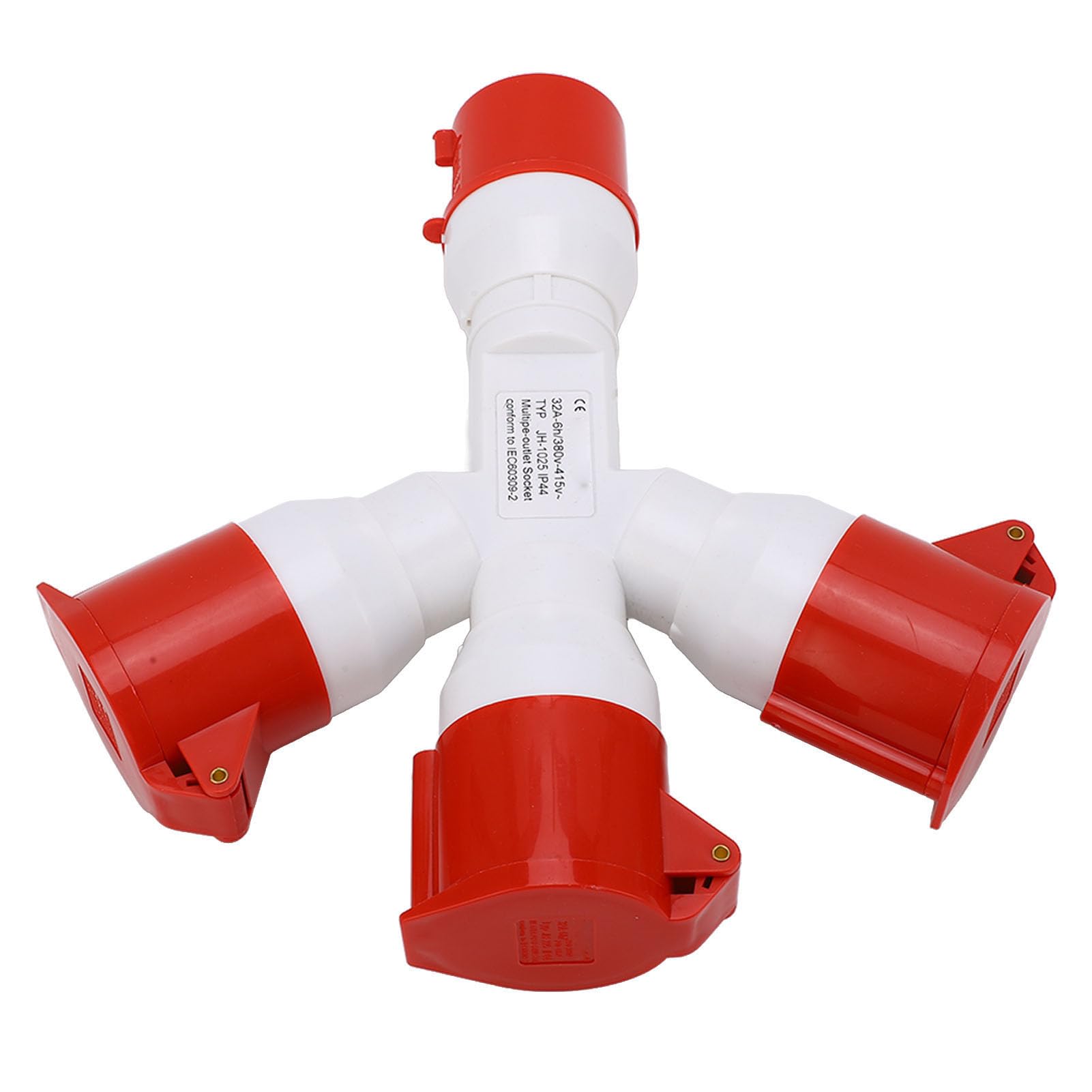 Spina Impermeabile Industriale Multifunzionale 1 Ingresso 3 Uscite Spina Industriale a 5 Pin Spina Industriale 3P+N+E 380‑415V 32A