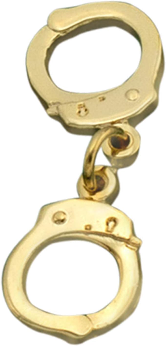 Smith & Warren Mini Handcuff Tie Tac Gold Finish Police Uniform Pin