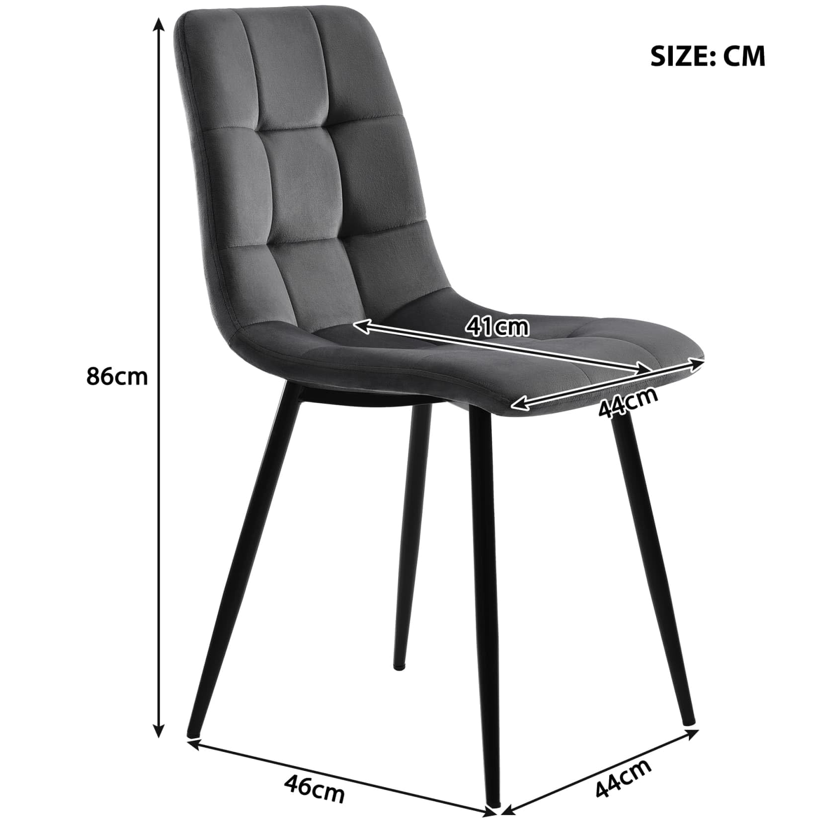 PUGSDRLY Table a Manger 100x100x75cm avec 4 Chaises,Table Ronde et Chaises en Velours,Pieds en Métal,Ensemble de Salle à Manger Moderne pour 4 Personnes (Gris+Or)