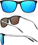 Polarized Sunglasses for Men Women Retro Ultralight Unbreakable Frame Driving Fishing Outdoor Sun Glasses UV Protection