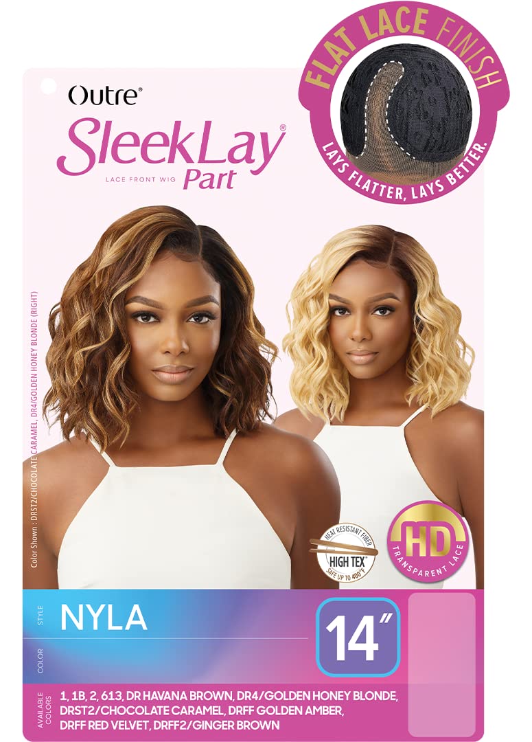 Outre Lace Front Wig - Sleeklay Part -NYLA (DRST2/CHOCOLATE CARAMEL)
