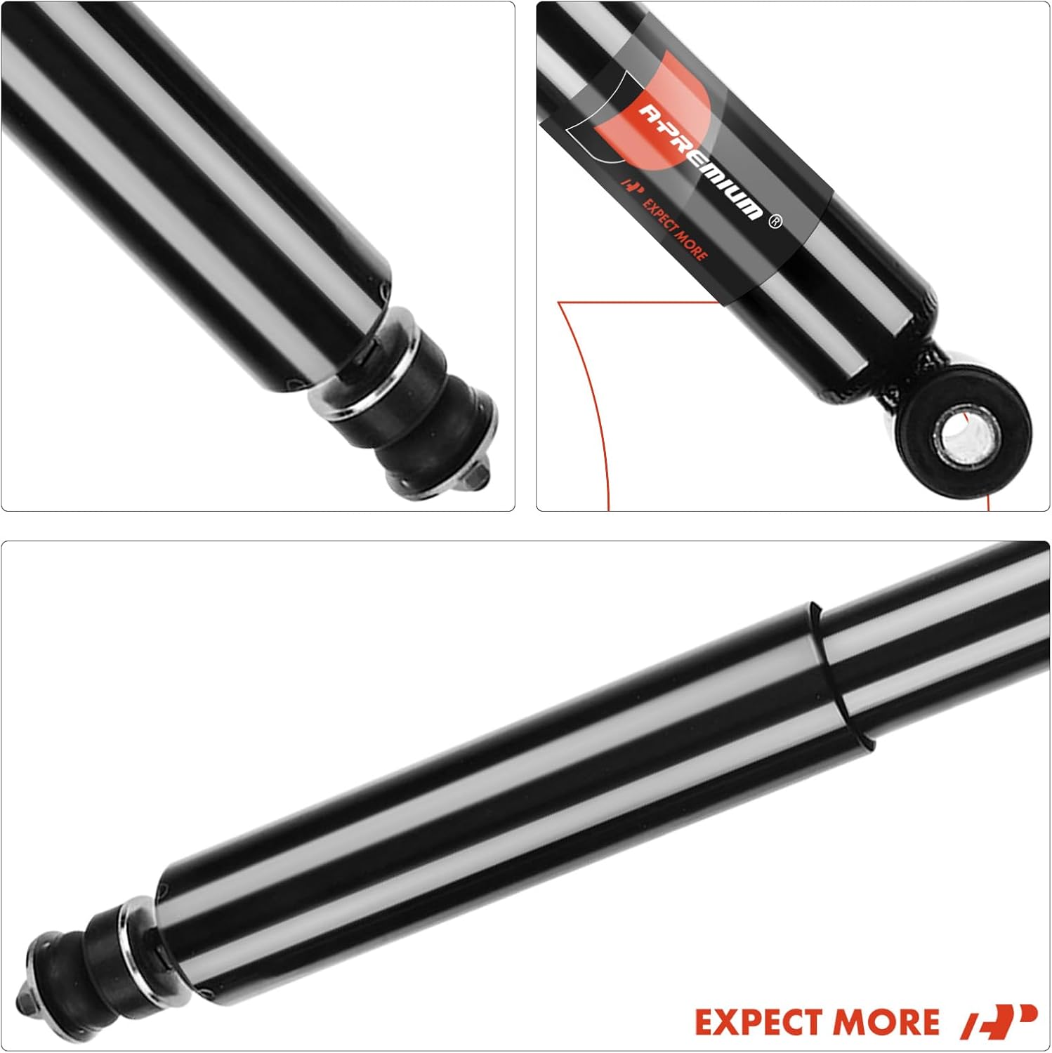 A-Premium Front Shock Absorbers Compatible with Jeep Wrangler 2007-2017, Wrangler JK 2018, 2-PC Set