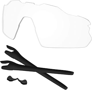 Radar EV Pitch Lenses & Rubber Kits Replacement for Oakley OO9122 Polarized