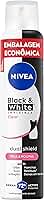 NIVEA Desodorante Antitranspirante Aerossol Black & White INVISIBLE Clear 200ml, Proteção 72h, Contra Suor e Odor, Anti-manchas