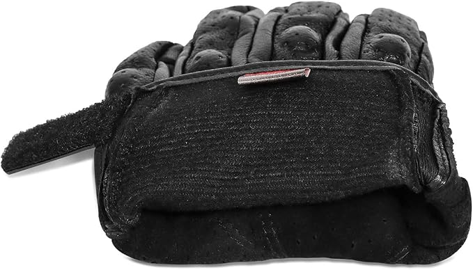 Guantes de moto de cuero genuino Superbike talla XL miniatura 5