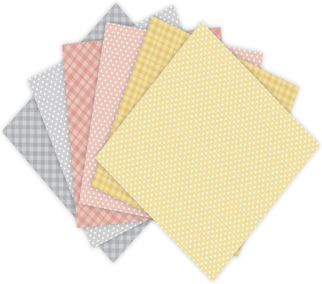 24 Sheets 6"x6" Pink Spring Scrapbook Paper - Single-Sided Pattern Decorative Paper | Scrapbook Supplies & Card Making Supplies for DIY Album, Hand Account & Travel Diary Craft Projects