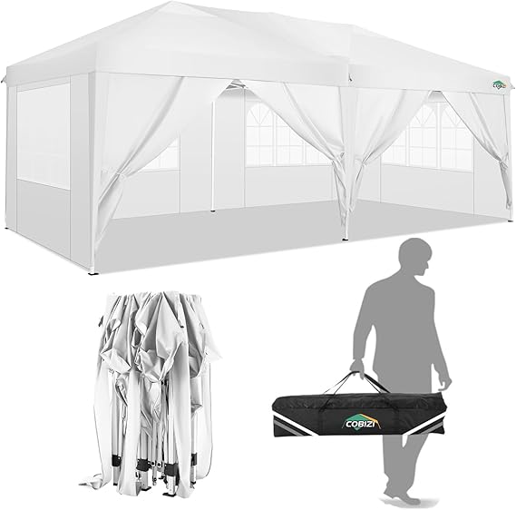 Canopy 10x20 Pop Up Canopy with 6 Sidewalls