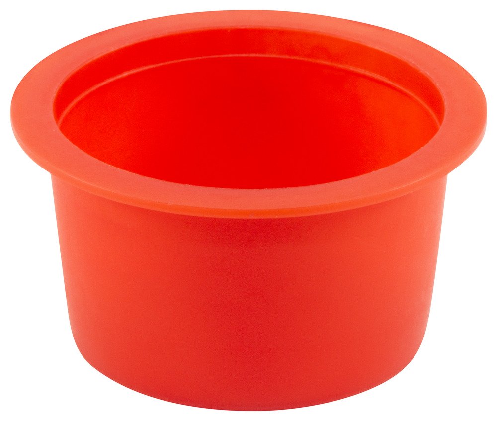 Caplugs T-253-2 T Series, Plastic Tapered Cap and Plug, Red LD-PE, Protective Closures, Dust & Moisture Seals, MIL Spec, SAE Fittings, EZ Remove, Cap OD 1.282" x Plug ID 1.507", Pack of 20 (Z253-2Q3)
