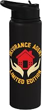 Insurance Agent Limited Edition Funny Insurance Broker Stainless Steel Insulated Water Bottle