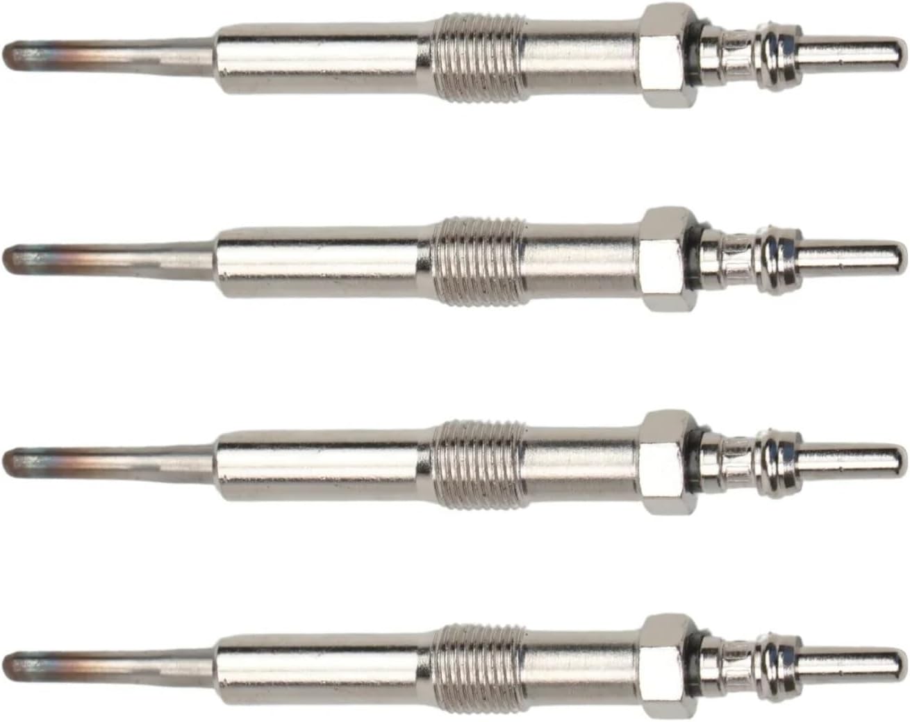 Auto Glow Plugs Compatible with Clio 3 for Kangoo for Fluenz 2010 2011 2012 2013 2014 2015 4 PCS Car Glow Plugs Heater Maintenance Kit 0100266032