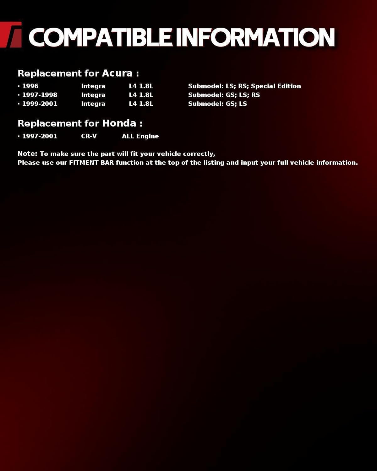 Torchbeam Engine Timing Belt Kit Compatible with Honda CR-V 1997-2001, Acura Integra 1996-2001, OE# TCKWP184, VS50362R, ES72132, ES72179