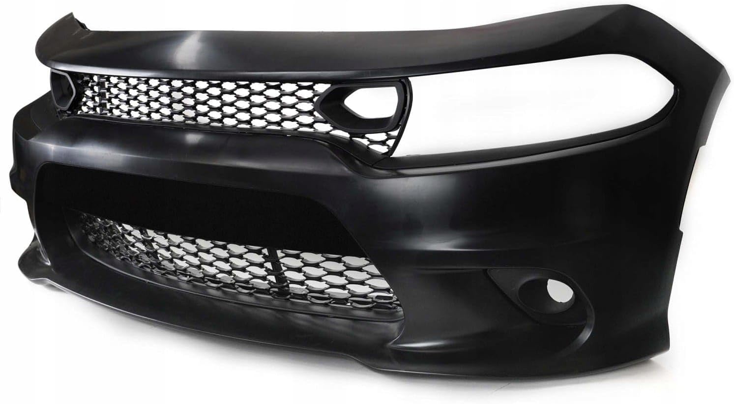 Charger SRT Front Bumper for 2015-2023 Models, Black (Unoriginal)
