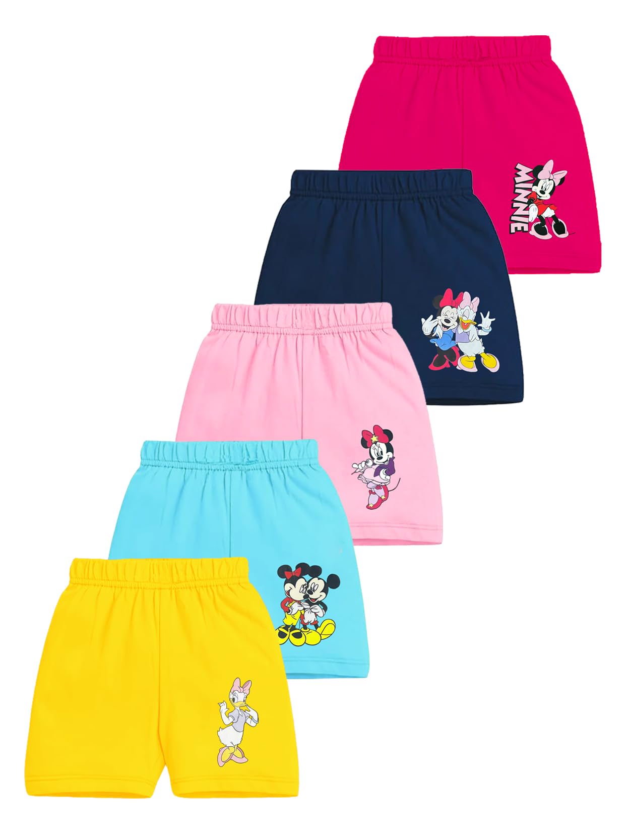 Kuchipoo Disney Girls Cotton Shorts (Pack of 5) at ₹347 – Amazon