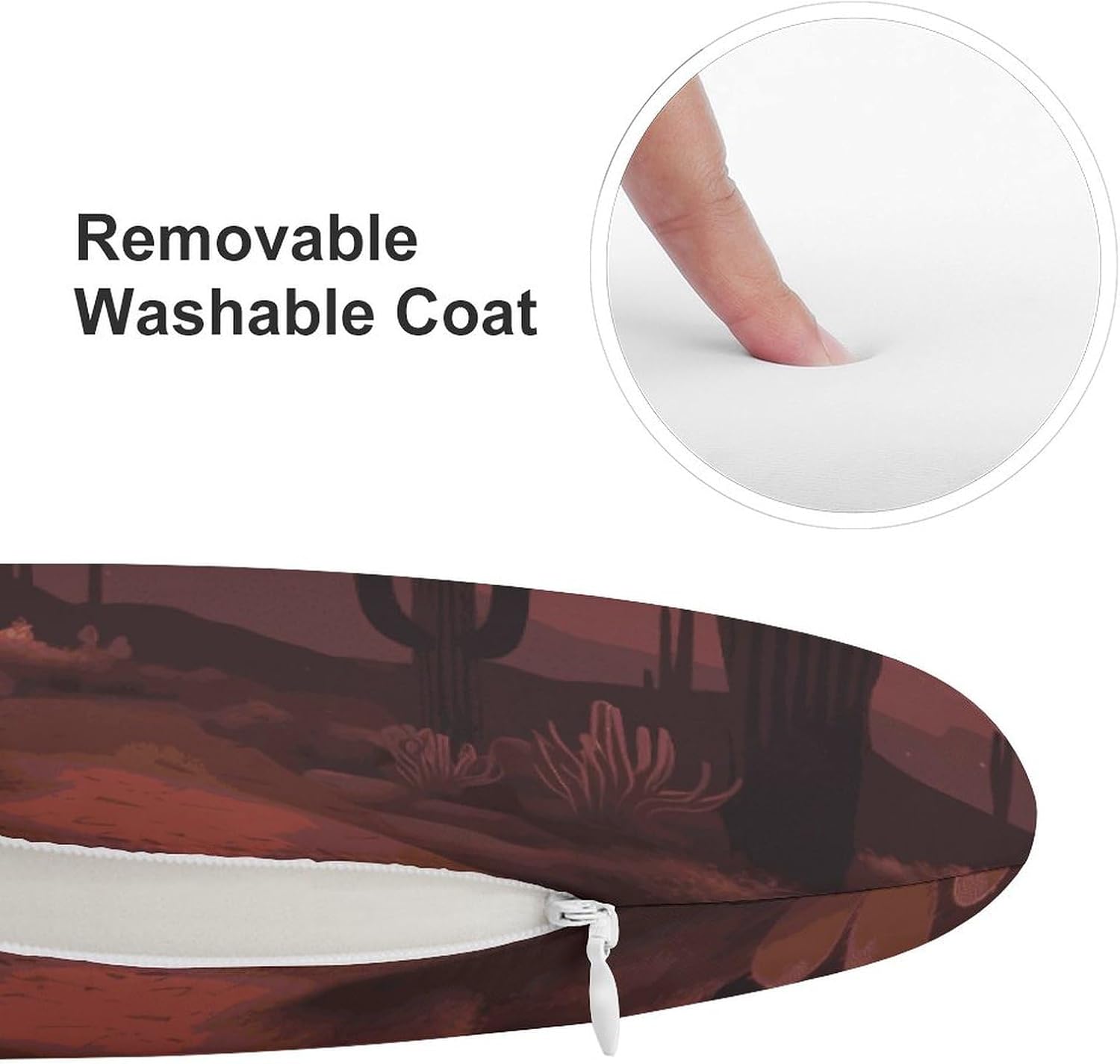 Chair Seat Covers Round Chair Covers Washable Seat Slipcovers Cushion Cover Removable Cushion Slipcover for Dining Chairs Chair Protectors Cover for Home Kitchen