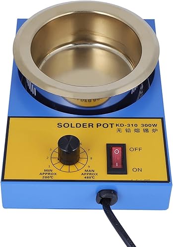 Miniatura 3 de Hilitand 3.937 in Soldadura Pot Soldadura Desoldadura Baño Placa 28.22 oz Capacidad AC110V 300W (US Plug110V)