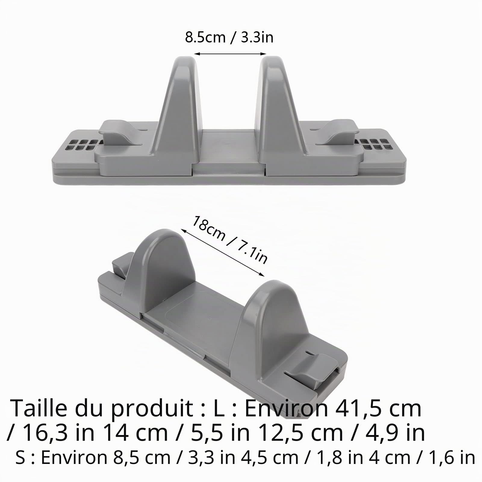Outil De Libération des Muscles du Psoas, 2pcs Outil De Massage des Muscles du Psoas Réglable Hommes Femmes Portable Outil De Libération des Fléchisseurs de la Hanche des Tissus Profonds du Dos(gris)