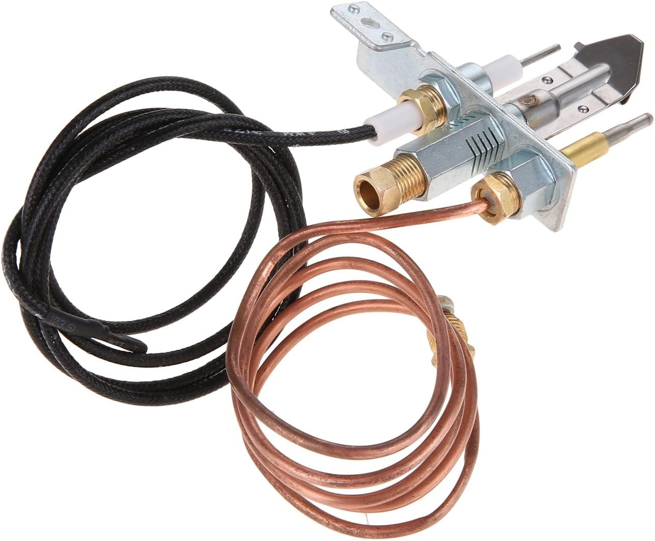 1pc Safety Burner Pilot Kit M9 Thermocouple 9.5”Spark Ignition Gas Water Heater Propane Igniter Kit for Natural Gas Heater