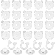 ZOCONE 24 Pieces Duvet Clips, Clips for Duvet Covers Fasteners for Duvet Clips Transparent Plastic for Duvet Clips without Needle Will Not Damage the Bedspread