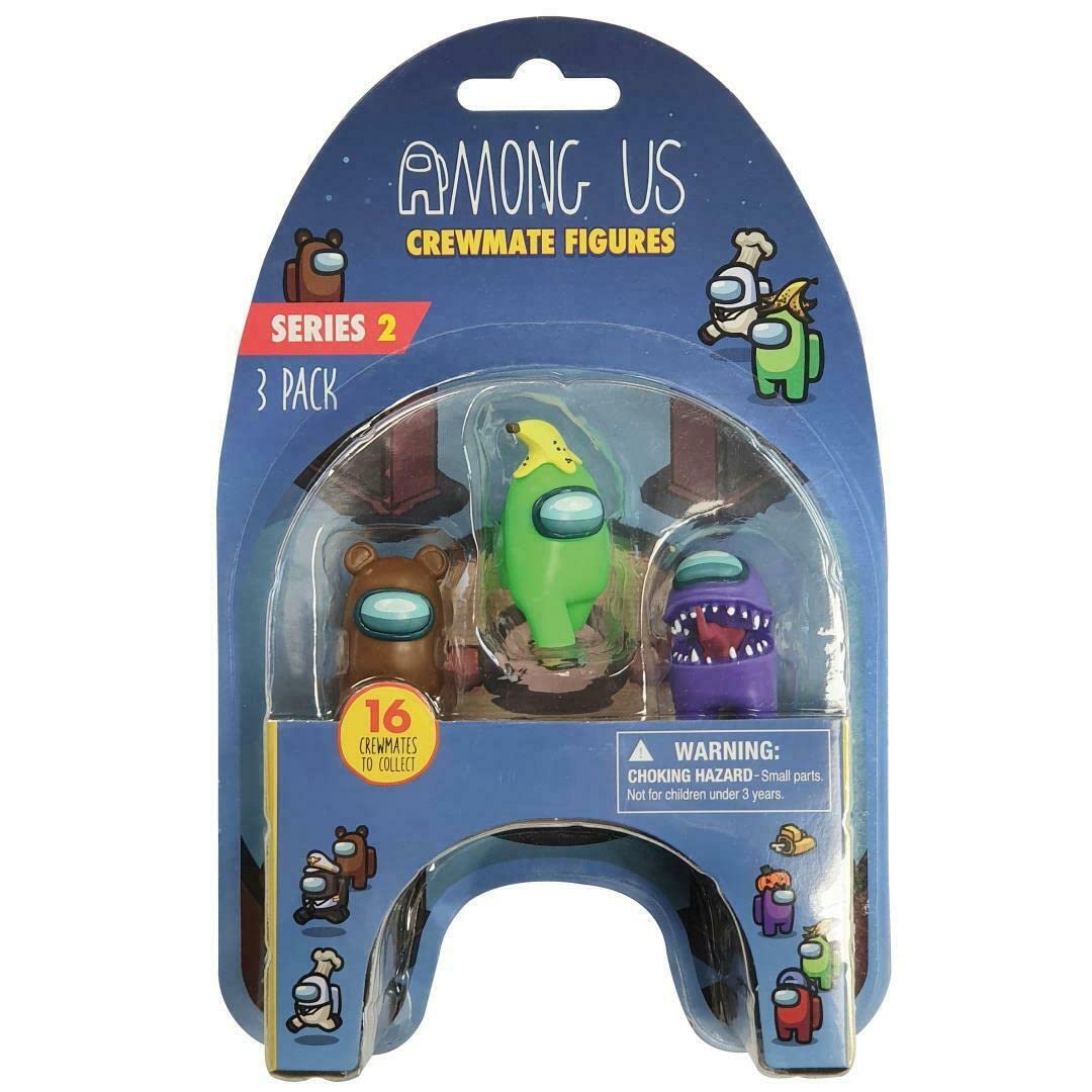 Among Us 3-Pack of Crewmate Figures (Set 3)