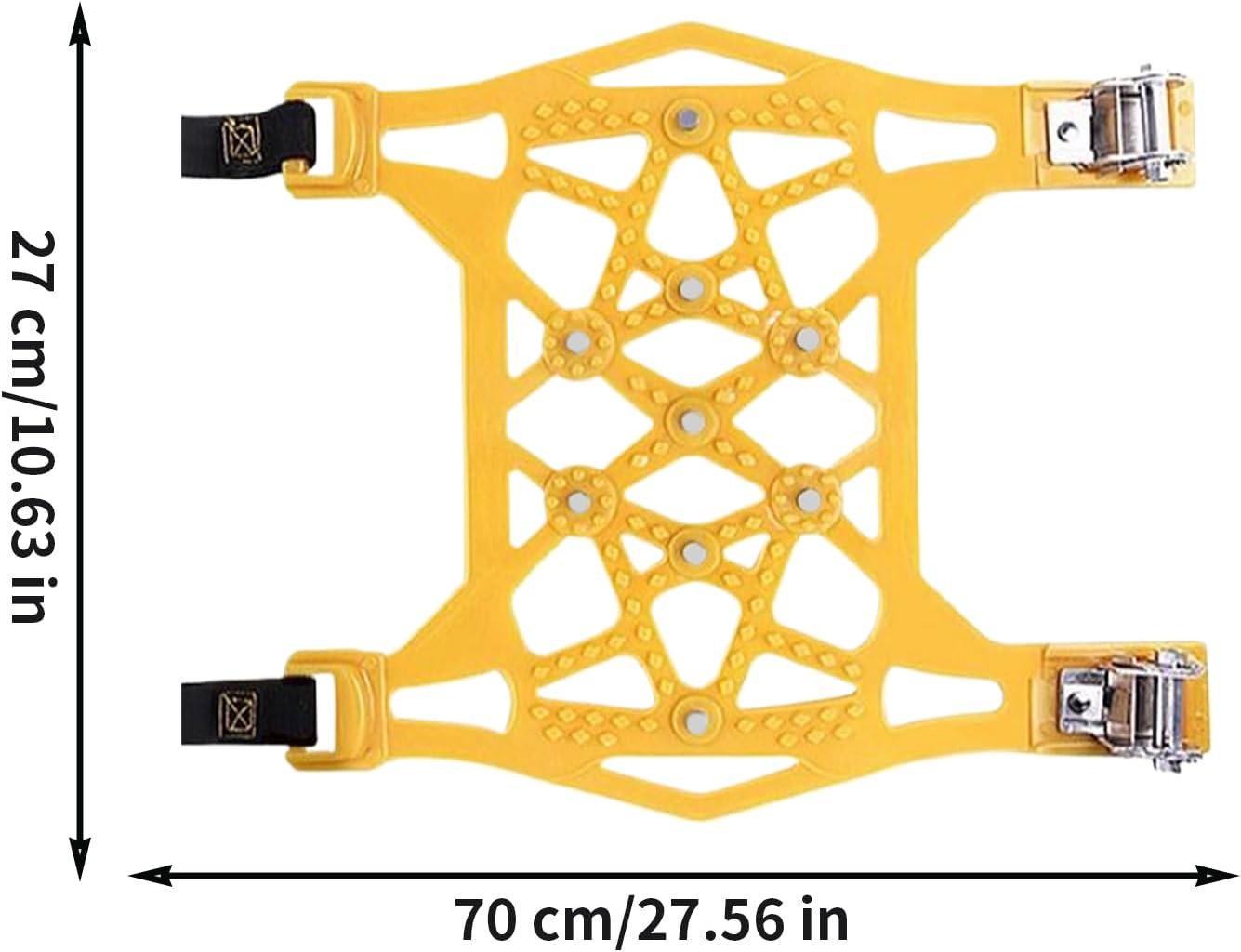 Snow Chains | トラクション スノーチェーン セット - 車両 脱出 駐車場 山道 田舎道 キャンプ 寒冷地 走行 用