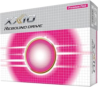XXIO - Caja de 12 pelotas de golf (rebound Drive), color rosa