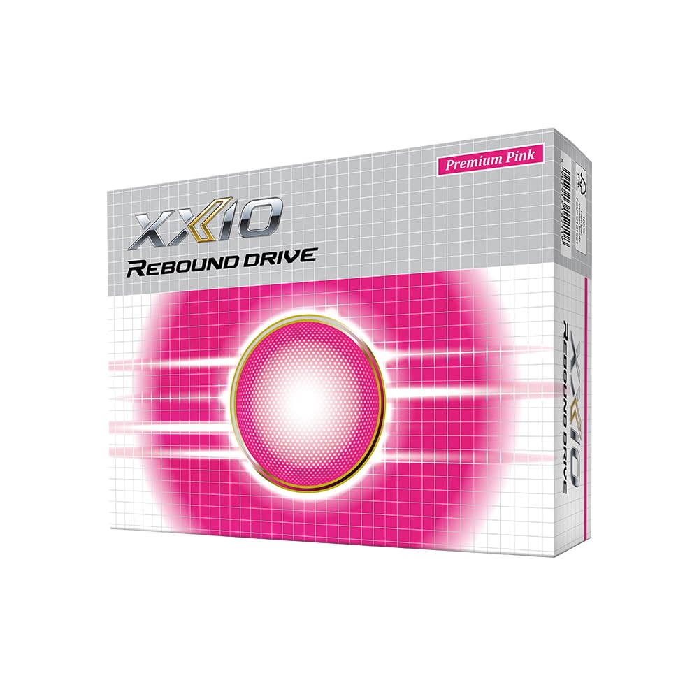 XXIO 2022 Rebound Drive Premium Golf Balls 1 Dozen Pink