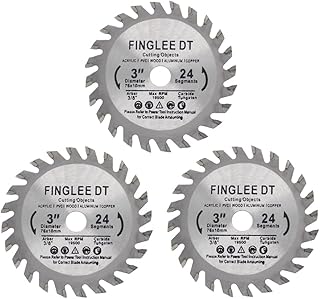 Wood Saw Blade TCT Circular Cutting Blade for Woodworking (3pc 3 inch)