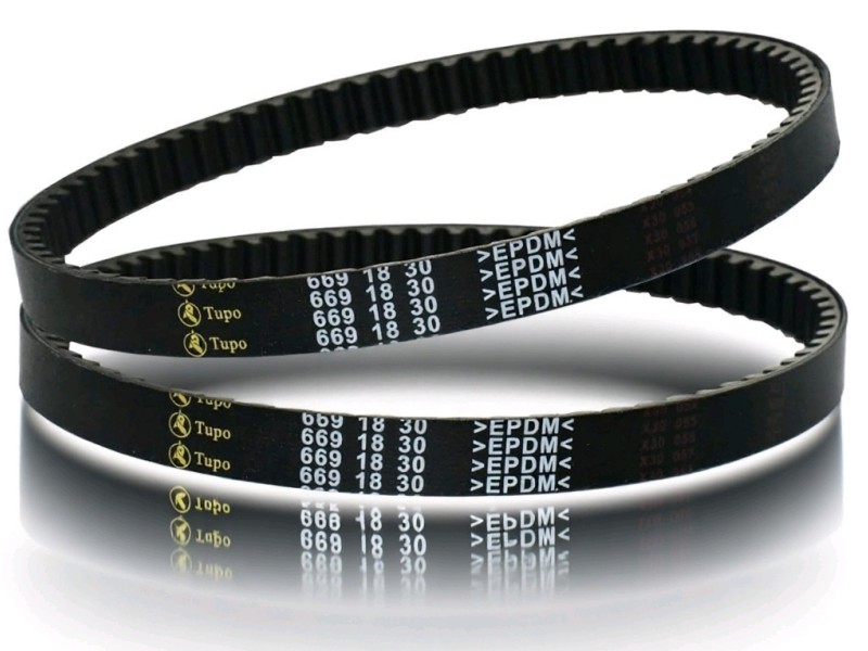 Image of Tupo 669-18-30 * 2 Belt | Aramid Fiber For 50cc 49cc Roketa Baja Tank Jmstar Taotao Jonway Vespa Scooter Moped ATV that Equipped with GY6 139QMB Engine