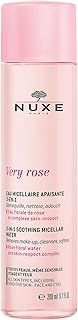 NUXE Very Rose Micellar Water For Sensitive Skin With Rose Water. Gentle Makeup Remover & Face Cleanser That Softens and M...