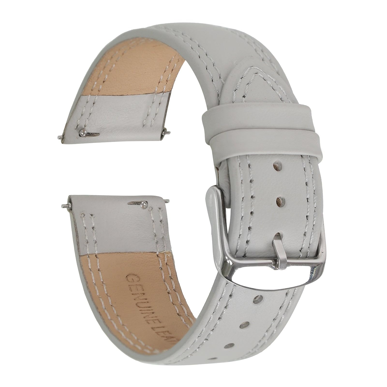 OMAX Leather Strap for Watch Quick Release Watch Strap/Band 22 MM,Genuine Leather Watch Strap for all Watches | Huawei Watch | Fossil Watch | Amazfit Watch | Oneplus Watch| Seiko Watch (22 MM Beige) (B0DFMKBJ9Q) Amazon Price History, Amazon Price Tracker