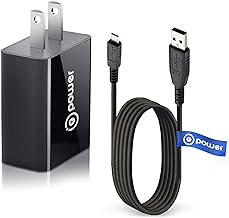T POWER Charger Cable for NOCO Boost X GBX45 GBX55 GBX75 GBX155 Genius Boost Plus Sport GB20 GB30 GB40 GB50 GB70 1000A Battery Jump Starter Auto Cord Power Supply Micro_USB + Home Charger