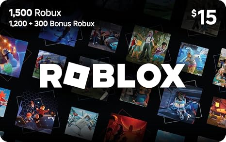 Roblox Digital Gift Card - 1,500 Robux [Includes Exclusive Virtual Item] [Digital Code]