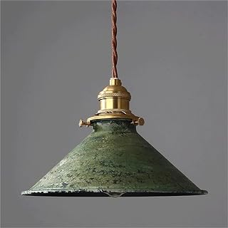 Distressed Metal Pendant Light, Vintage Barn Hanging Light Fixture, Rust...