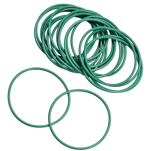 Miniatura 6 de uxcell Juntas tóricas de goma flúor, 1.575 in de diámetro exterior 1.457 in ID 0.059 in de ancho FKM Junta de sello para maquinaria fontanería,