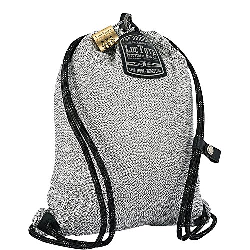LOCTOTE Flak Sack Sport - Anti Theft Backpack | Cut-Resistant Bag with Locking Strap, Lock and Waterproof Coating | Men’s and Women’s Travel Backpack | Safe Travel Bag | Anti Theft Purse