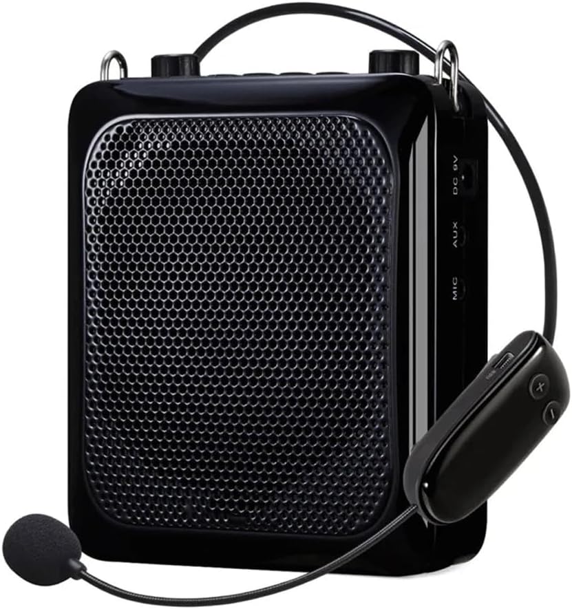 25W Portable Voice Amplifier for Teacher Speaker with Microphone Echo AUX Recording