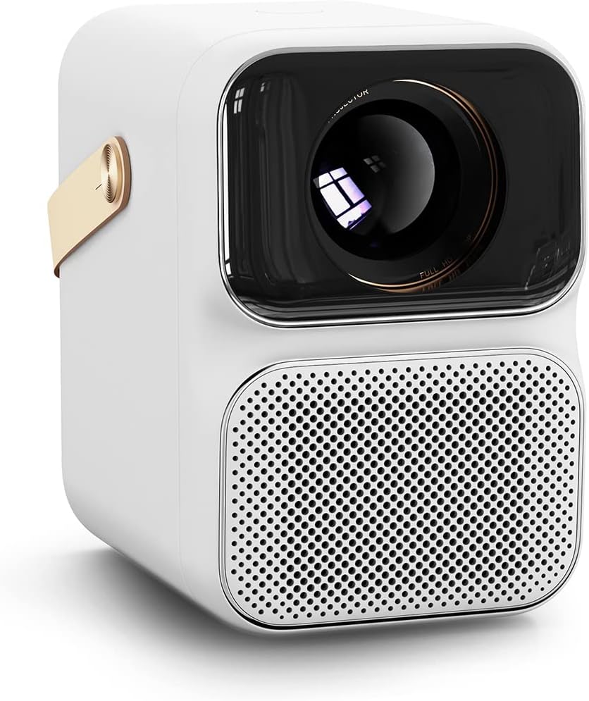 POKITTER Orca 1080P Projector with WiFi and Bluetooth, Android 9.0 with 5000+ Apps,550 ANSI Lumens, Auto Focus, 4D Keystone Correction, 10W Speakers, 40"-250" Big Screen for Home, HDR10, T6 MAX