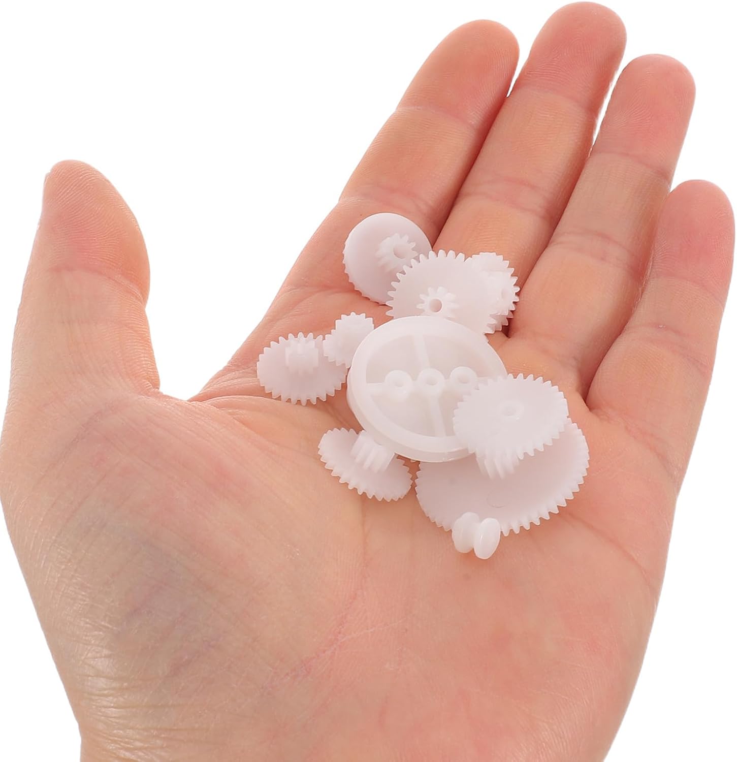 DIY Miniature Plastic Gear Set for Model Building, Educational Hobby Gear Kit with Small Transmission Components, for Innovative Stem Projects at Home