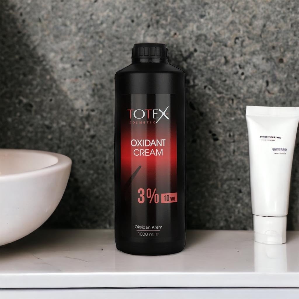 Totex Oxydant Crème Révélateur Pour la Coloration Des Cheveux%3 Peroxyde 10 Volume 1000 ml 35.19 Fl Oz